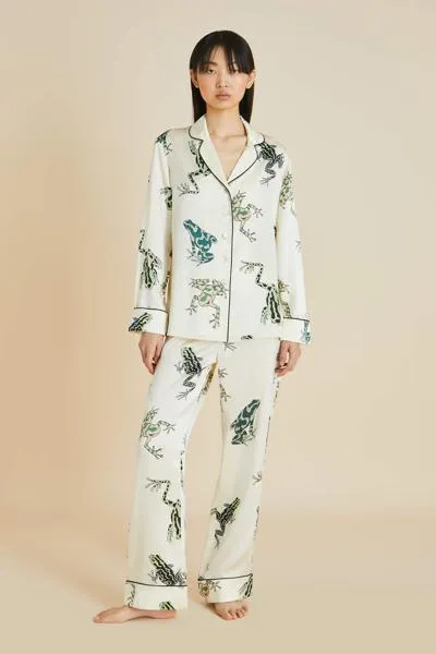 Lila Lumi silk pajama set