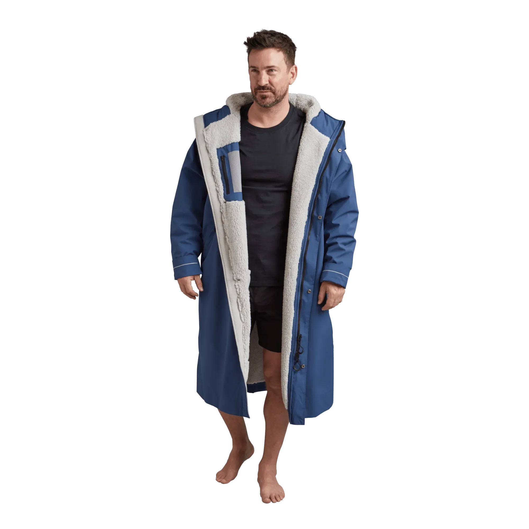 Long Sleeve Waterproof Dry Changing Robe Alter Evo - Admiral Blue