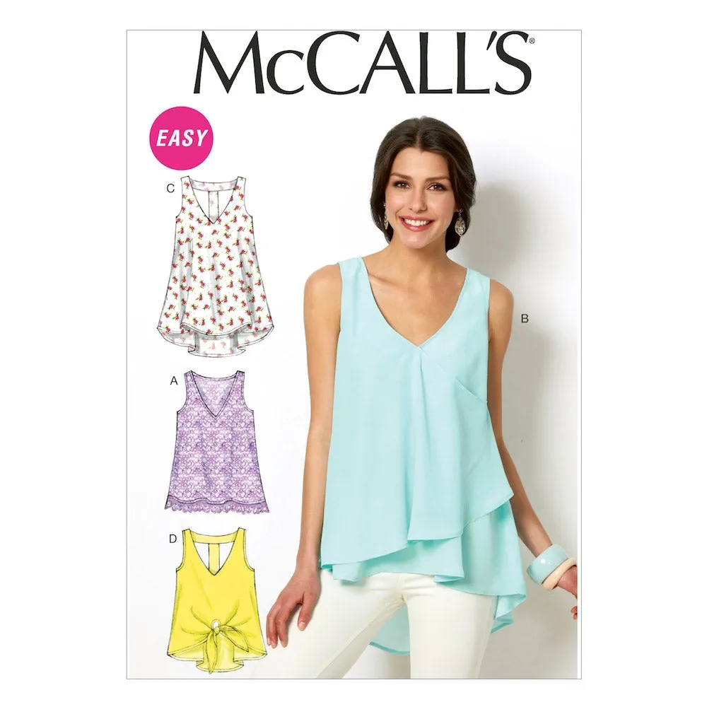 McCall's Pattern M6960 Misses' Tops and Tunics