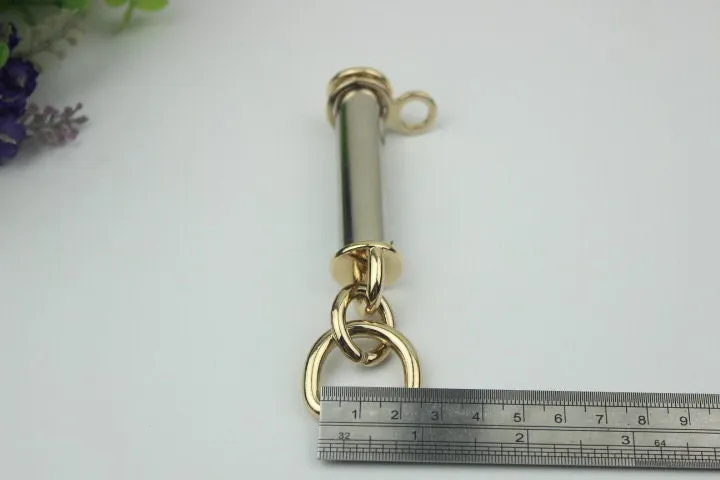 Metal Keyring Hanging 90 110 mm Key Fob Ring For Women Boho State Vintage Large Handmade Clip Purse Hardware For Leather Bag