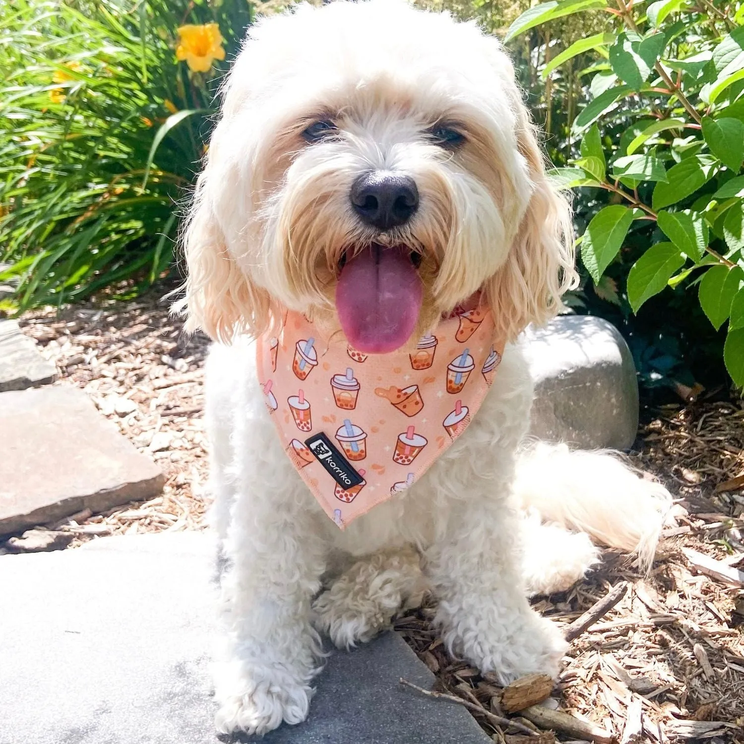 milk tea cooling bandana