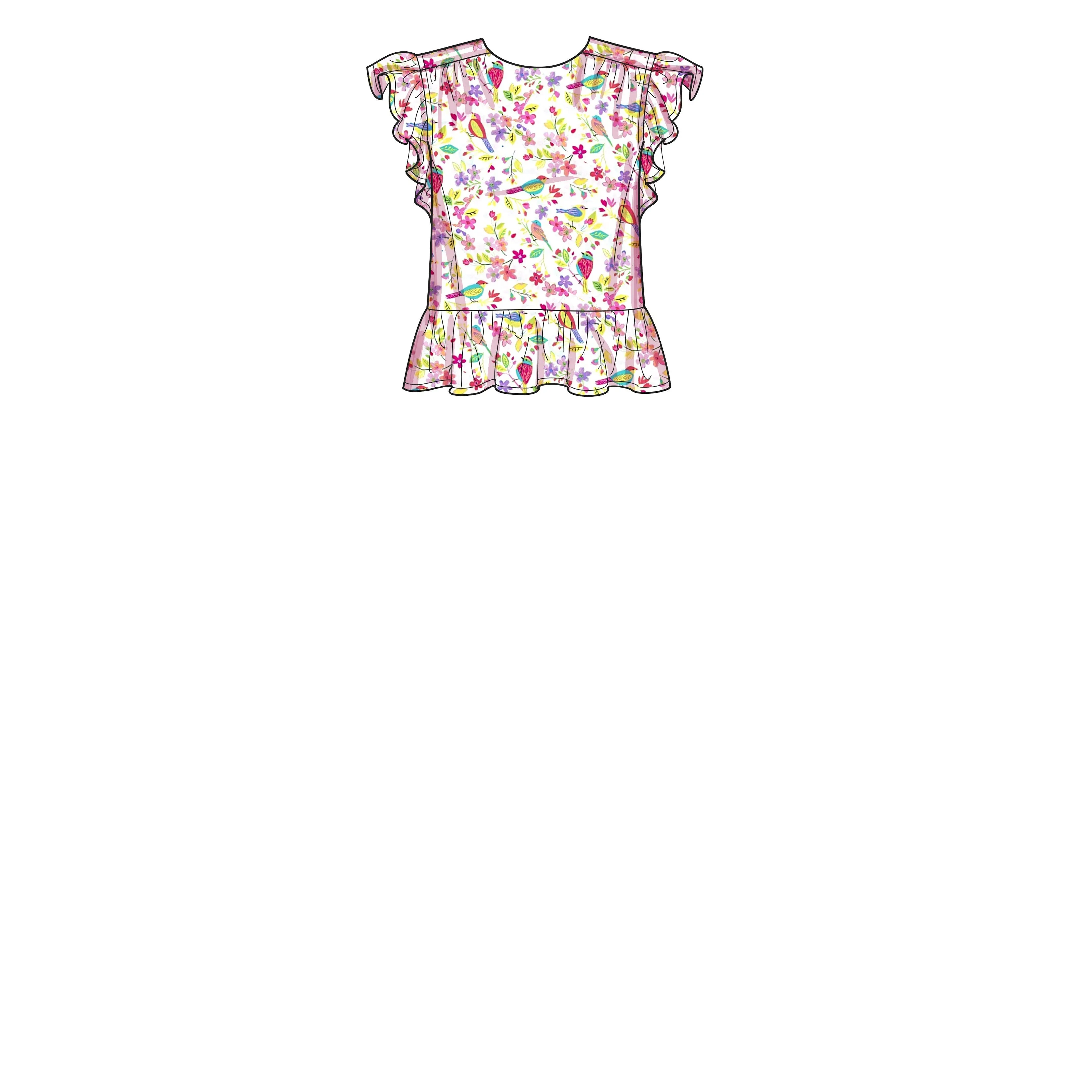 New Look sewing pattern 6732 Tops