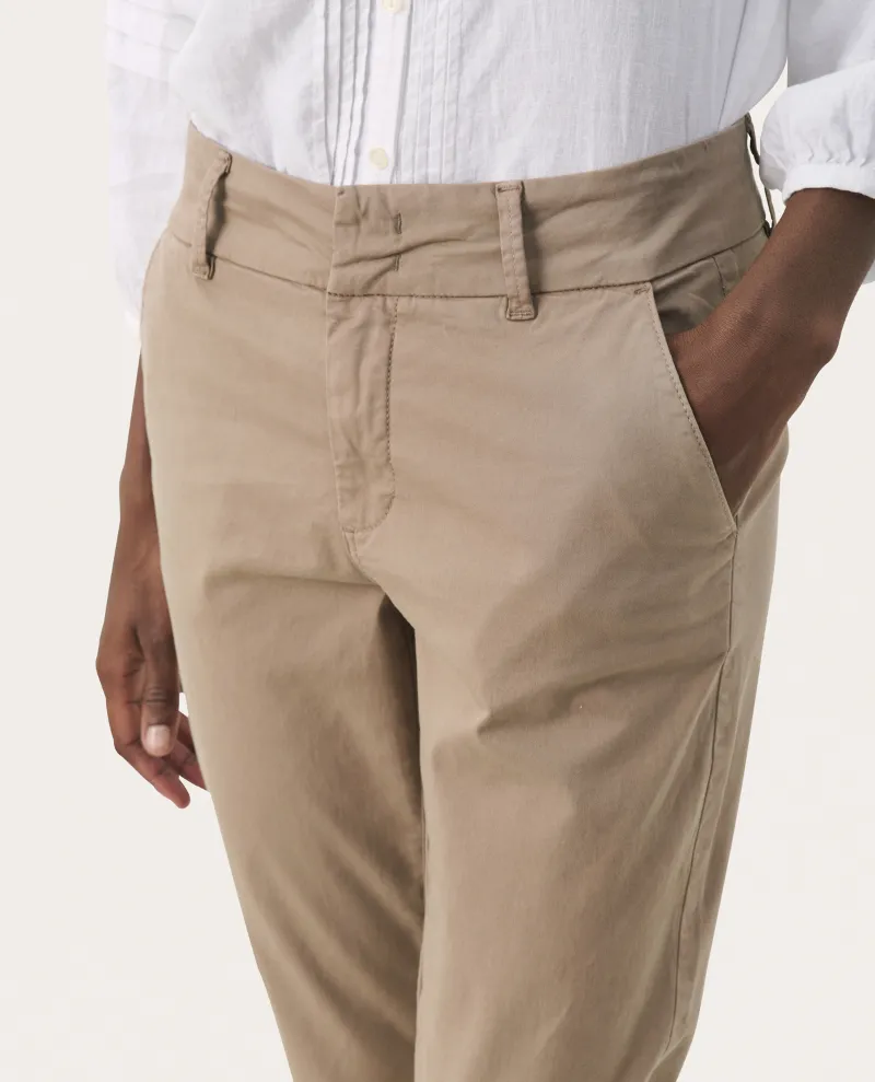 Part Two Soffys Desert Taupe Chino Trousers