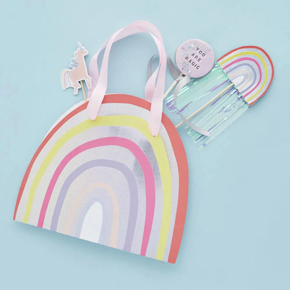 Rainbow Shaped Party Bags - Pack of 5