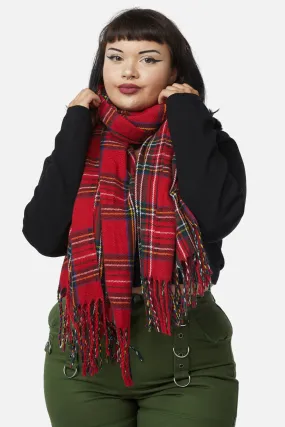 Red Tartan Scarf