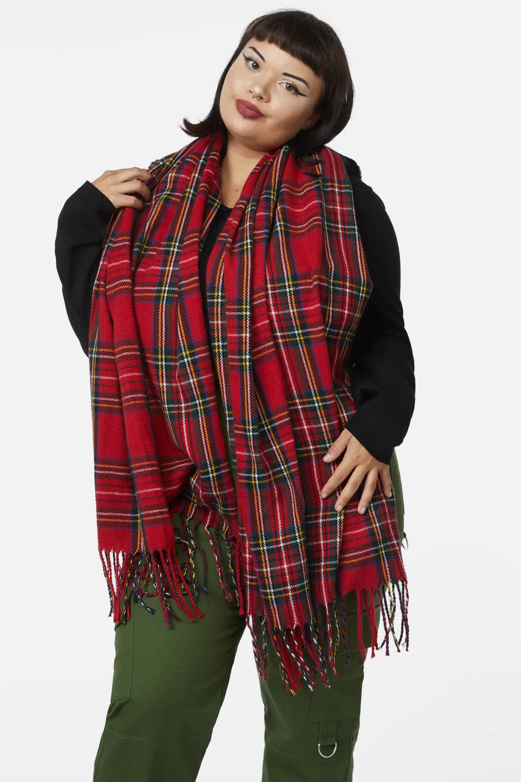 Red Tartan Scarf