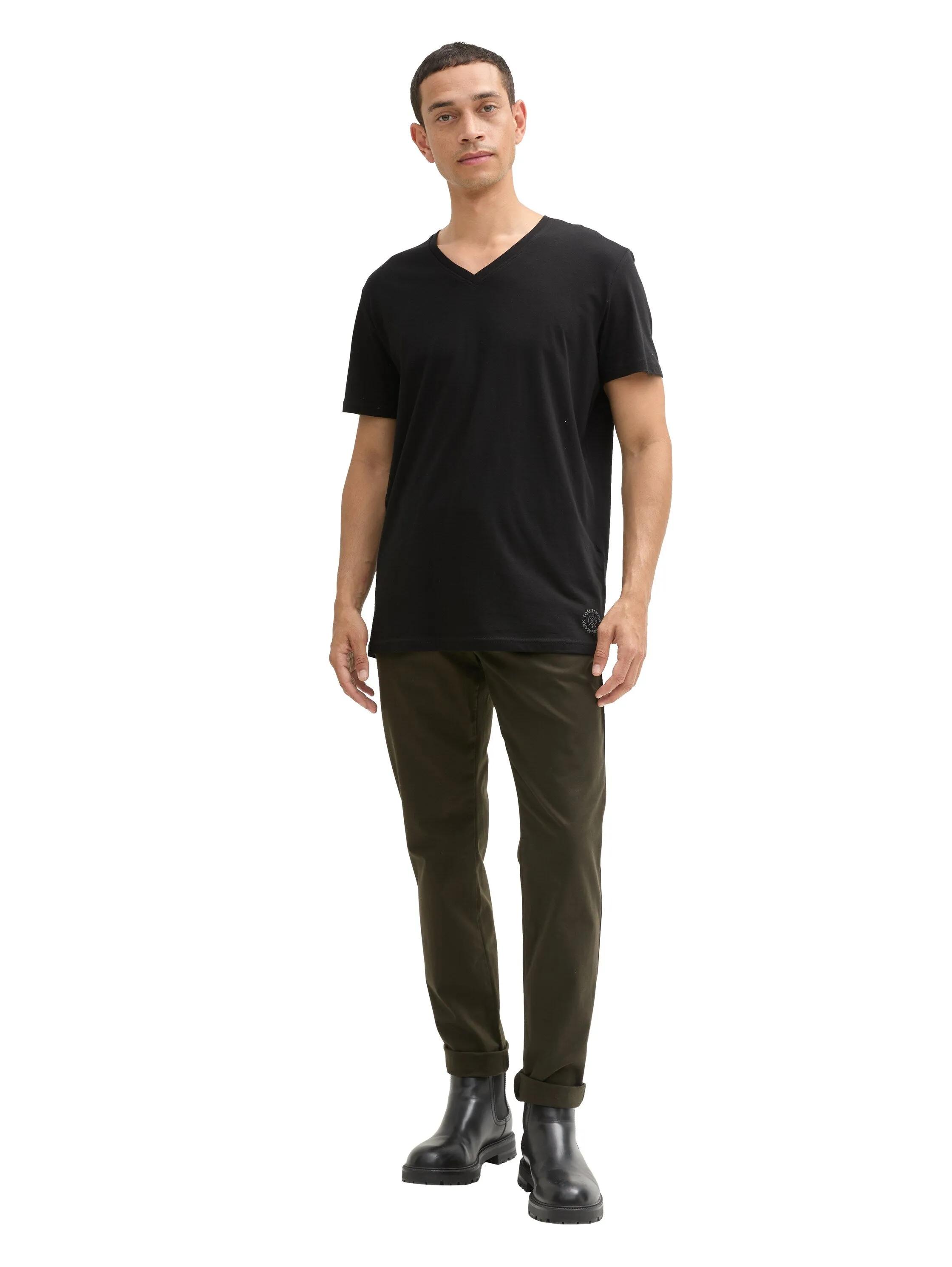 SLIM SOFT CHINO WITH BELT