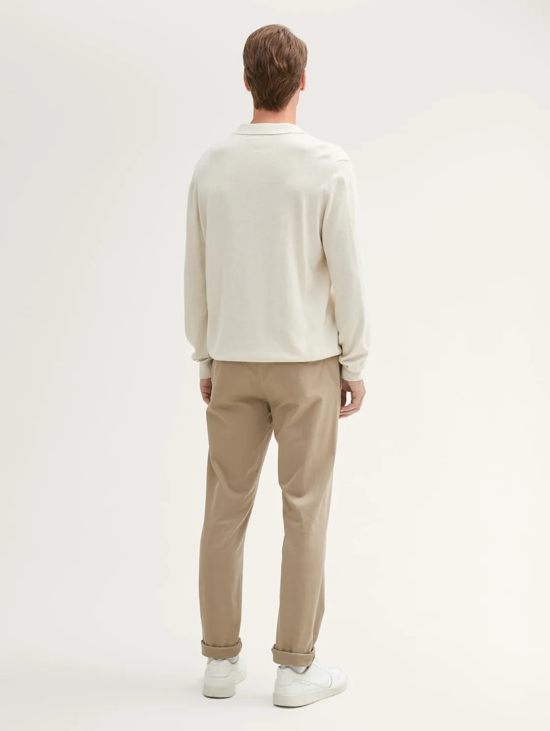 SLIM SOFT CHINO WITH BELT