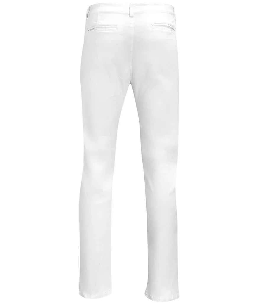 SOL'S Jules Chino Trousers | White