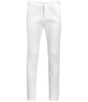 SOL'S Jules Chino Trousers | White