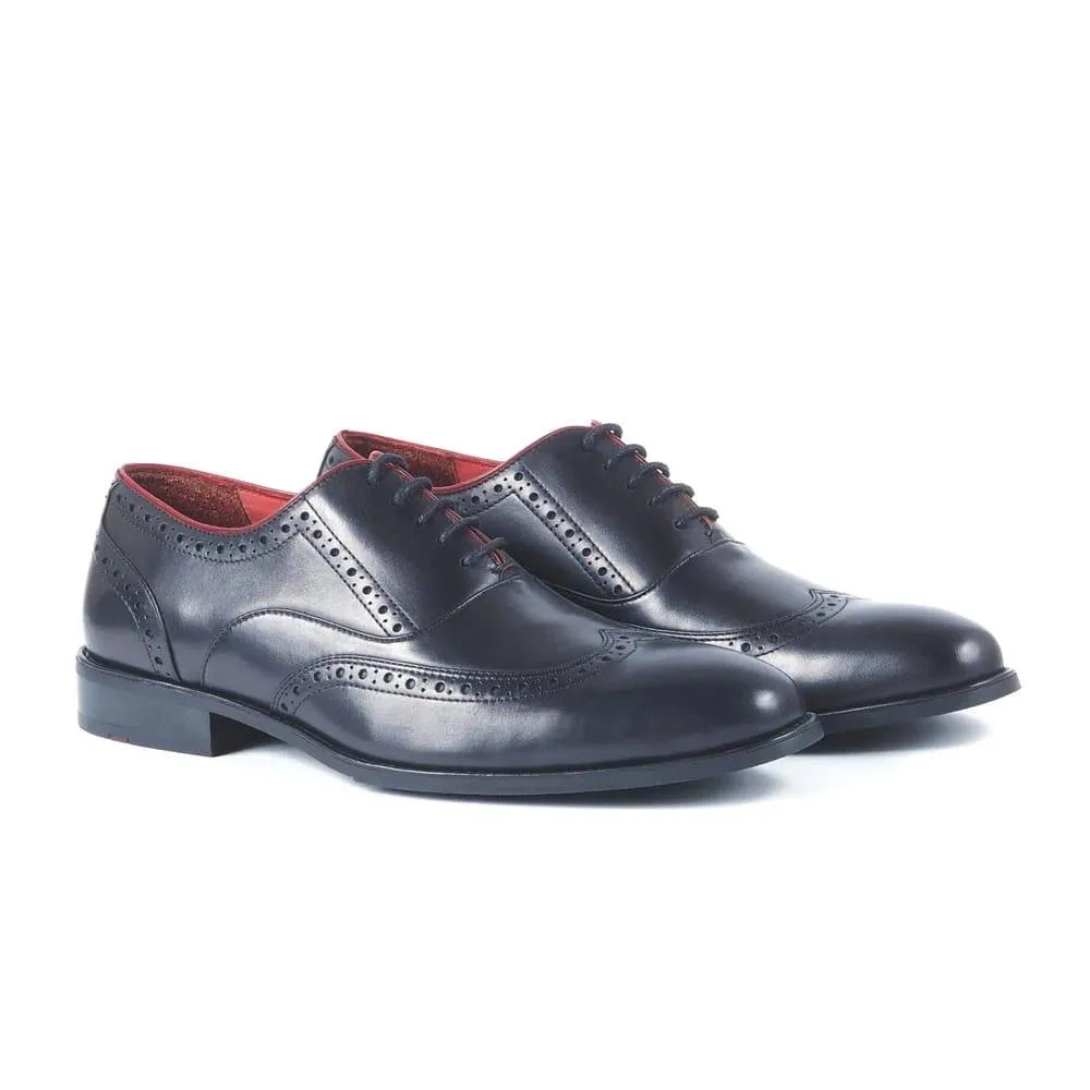 Spadera Handmade Leather Shoes - Black Chaud