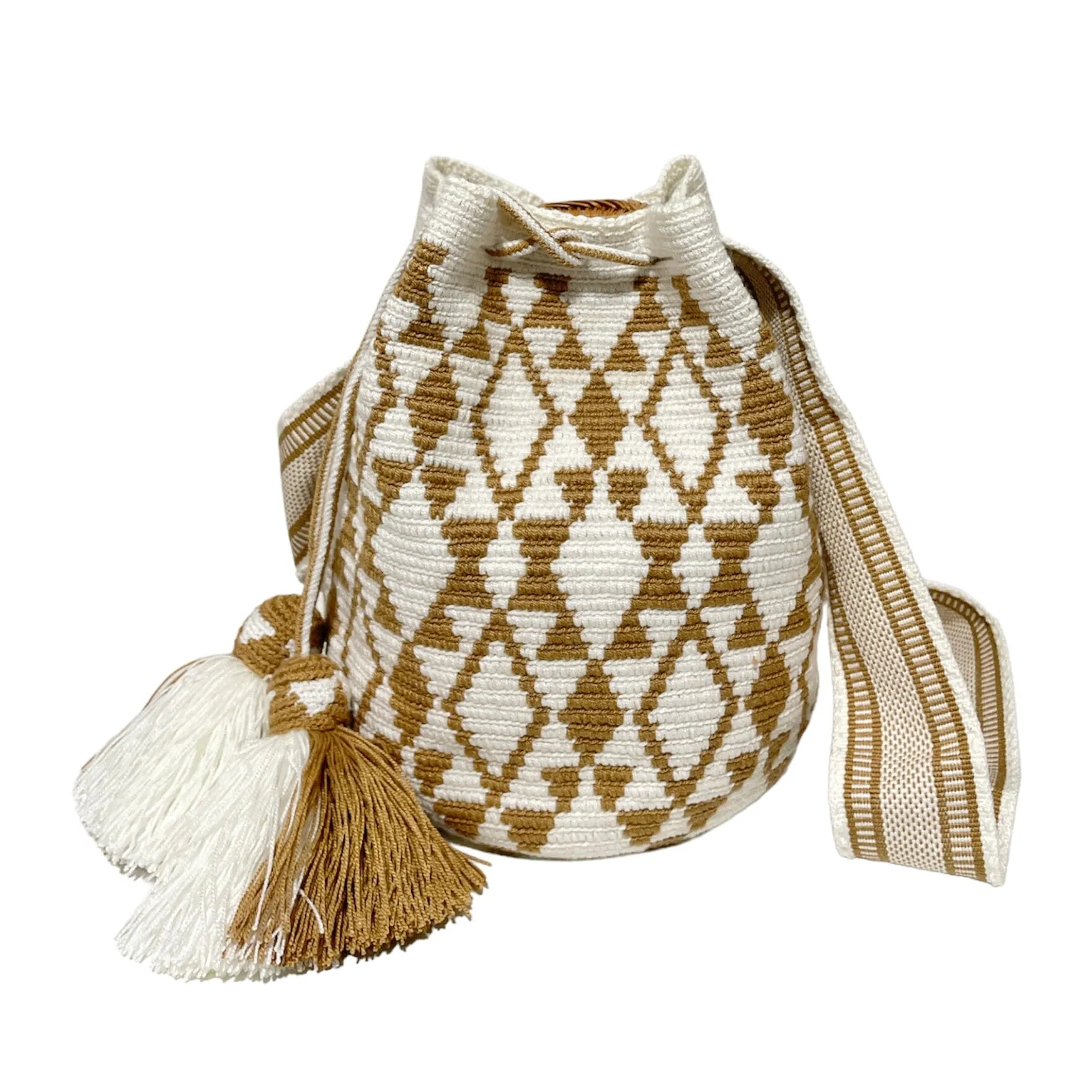 Taos Navajo Bags | Bohemian Crossbody Bag | Neutral Boho Purse