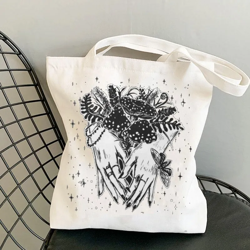 Vegan Canvas Tote Bag - Lots of mystical styles - Unique Reusable Shopping Bags