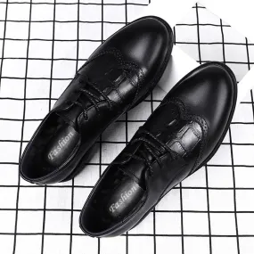 xiangtuibao Men's casual shoes Man genuine cow leather business shoes lace up oxford dress shoes men's formal shoes